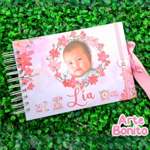 bebe flores rosas